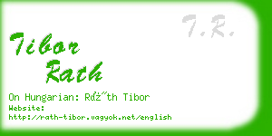 tibor rath business card